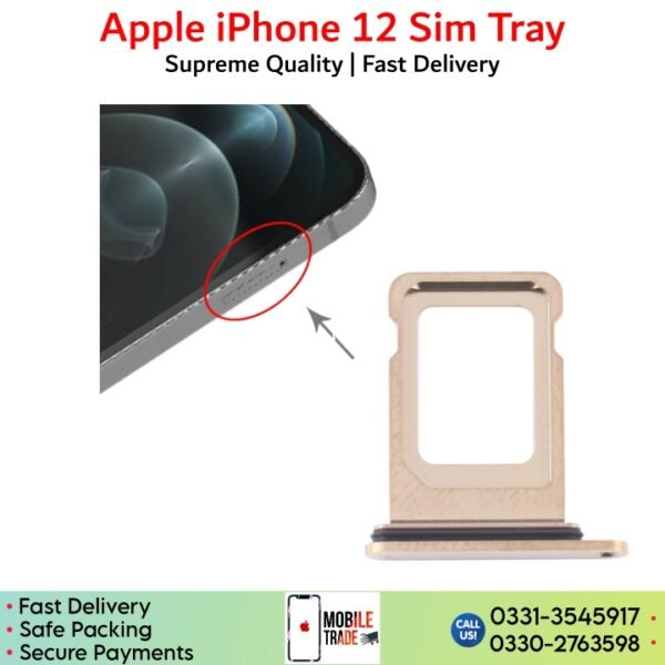 iPhone 12 Sim Tray, Sim Card Slot Price in Pakistan