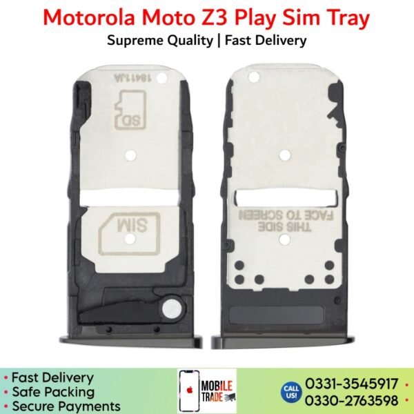 Motorola Moto Z3 Play Sim Tray, Sim Card Slot Price in Pakistan