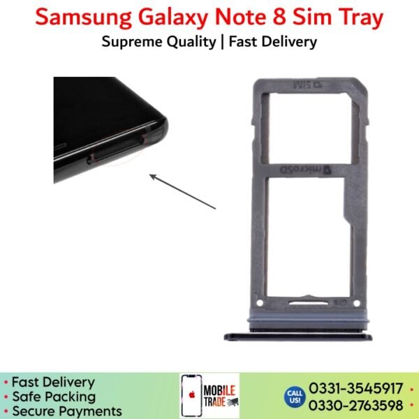 Samsung Galaxy Note 8 Sim Tray, Sim Card Slot Price in Pakistan