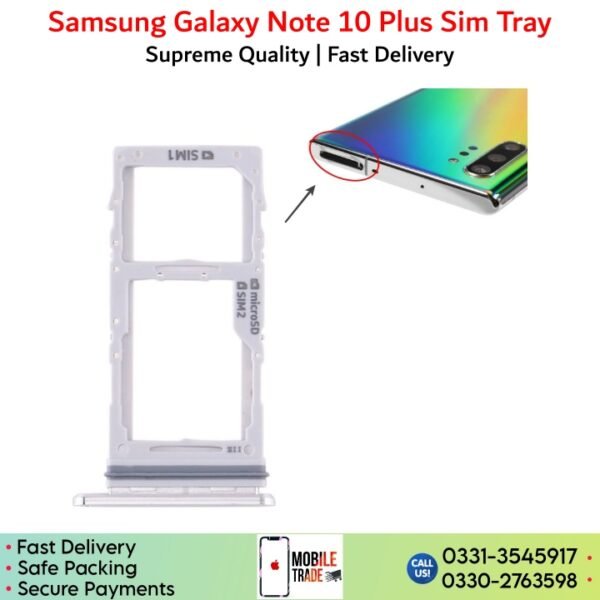 Samsung Galaxy Note 10 Plus Sim Tray, Sim Card Slot Price in Pakistan