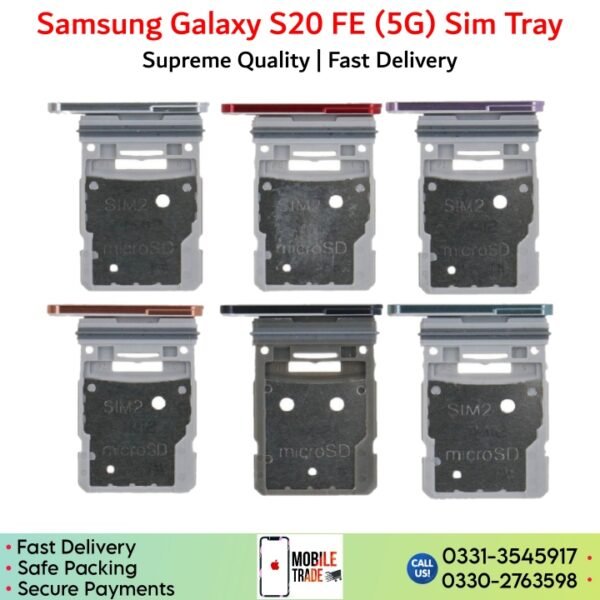 Samsung Galaxy S20 FE Sim Tray, Sim Card Slot Price in Pakistan.
