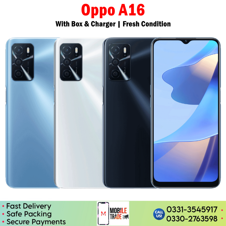 Oppo A16 Price In Pakistan