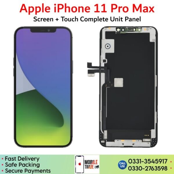 iPhone 11 Pro Max LCD unit panel price in Pakistan