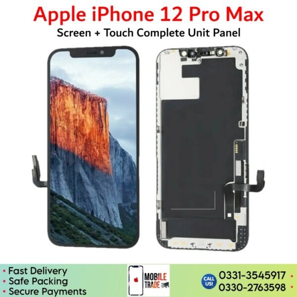 iPhone 12 Pro Max LCD unit panel price in Pakistan