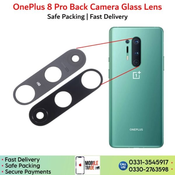OnePlus 8 Pro back Camera Glass Lens Price In Pakistan
