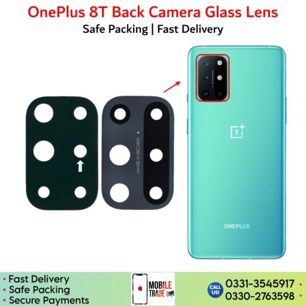 OnePlus 8T back Camera Glass Lens Price In Pakistan