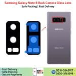 Samsung Galaxy Note 8 back Camera Lens Glass Price In Pakistan