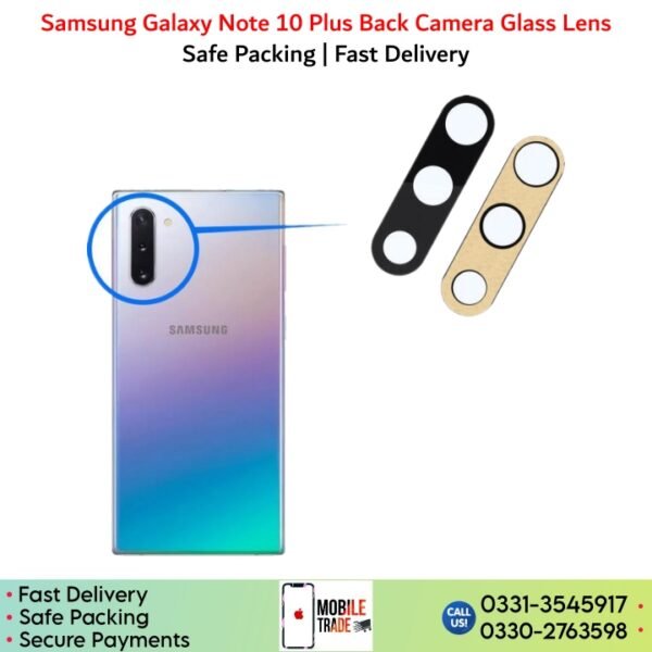 Samsung Galaxy Note 10 Plus back Camera Lens Glass Price In Pakistan