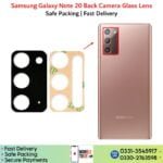 Samsung Galaxy Note 20 back Camera Lens Glass Price In Pakistan