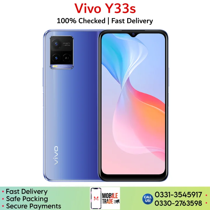 Vivo Y33s Price in Pakistan.