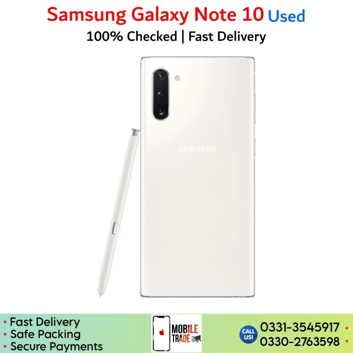 Samsung Galaxy Note 10 Used price in Pakistan
