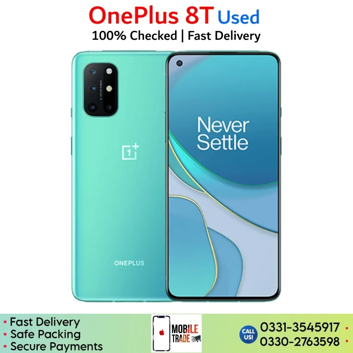 OnePlus 8T Used Price In Pakistan.