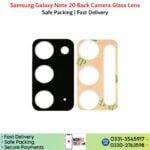 Samsung Galaxy Note 20 back Camera Lens Glass Price In Pakistan