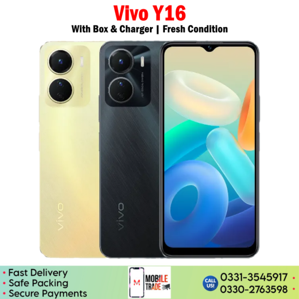 Vivo Y16 Price In Pakistan