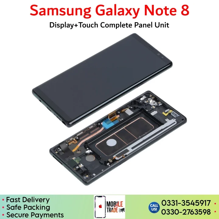 Samsung Galaxy Note 8 LCD unit panel price in Pakistan