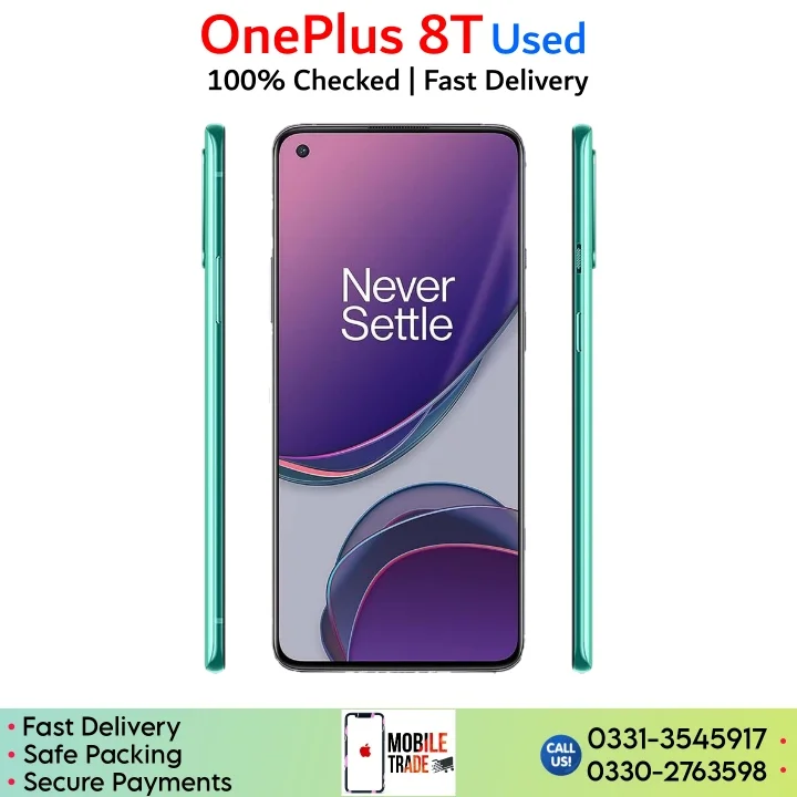 OnePlus 8T Used Price In Pakistan.