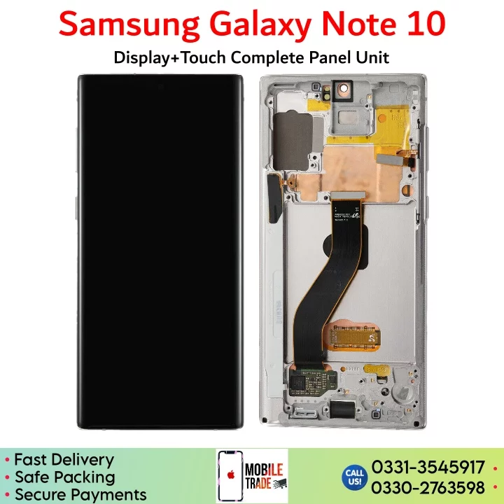 Samsung Galaxy Note 10 LCD unit panel price in Pakistan