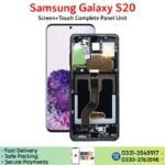Samsung Galaxy S20 LCD unit panel price in Pakistan