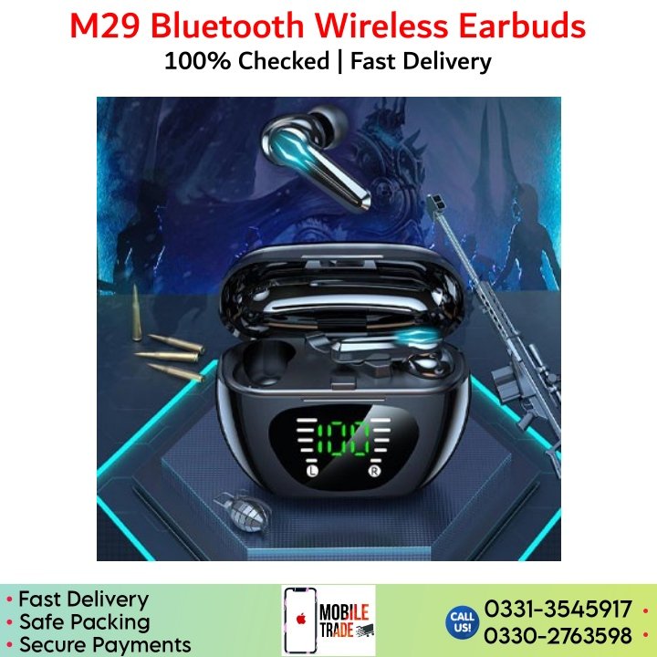 M29 Bluetooth Earbuds Price in Pakistan