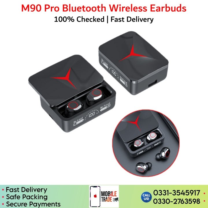 M90 Pro Bluetooth Earbuds Price in Pakistan