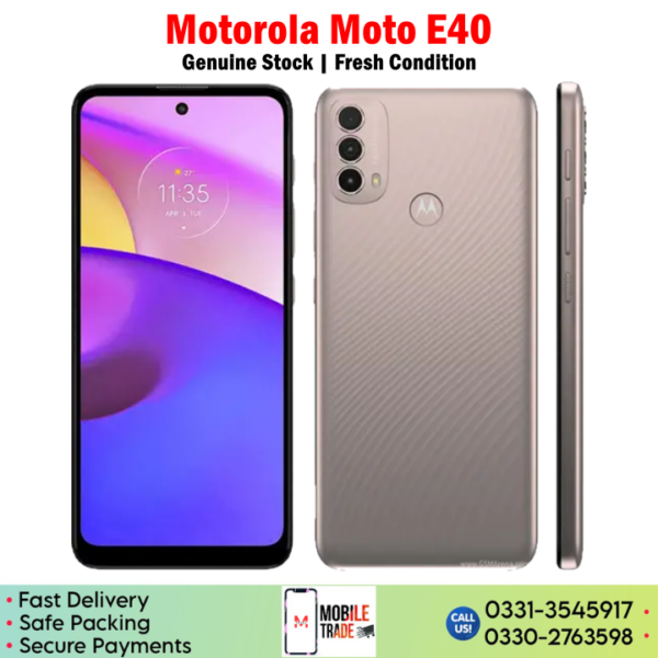 Motorola Moto E40 Price In Pakistan