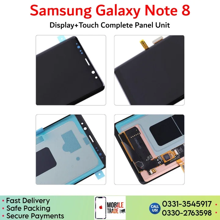 Samsung Galaxy Note 8 LCD unit panel price in Pakistan