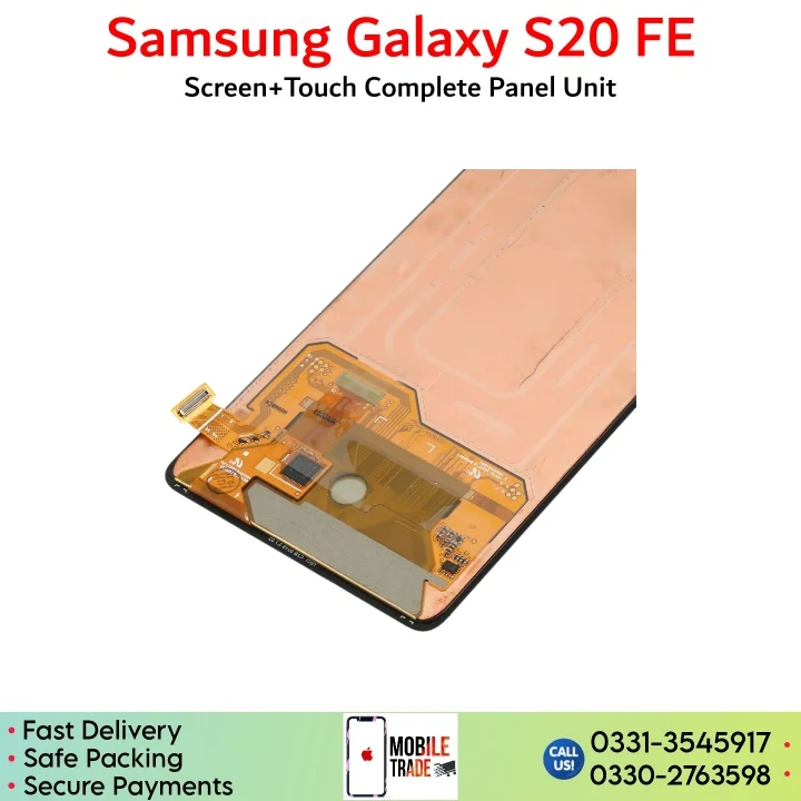 Samsung Galaxy S20 FE LCD unit panel price in Pakistan