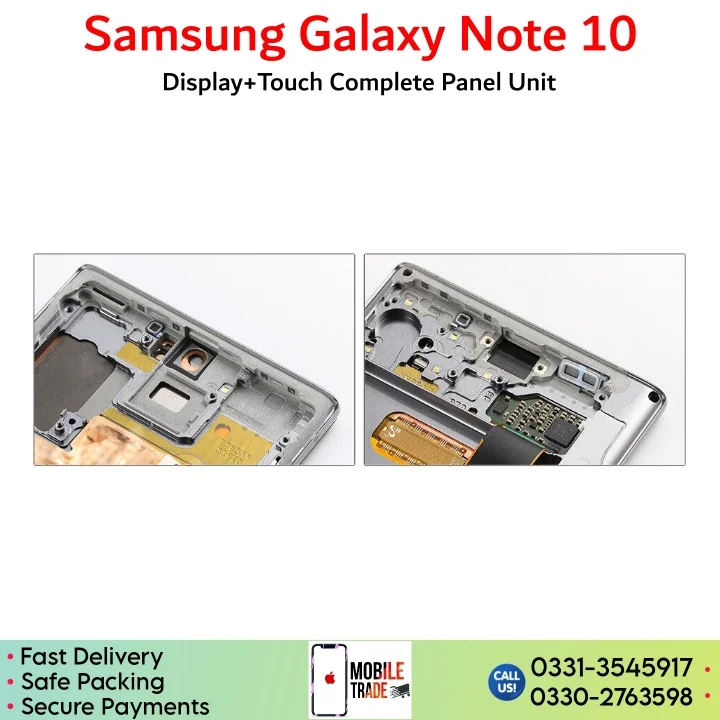 Samsung Galaxy Note 10 LCD unit panel price in Pakistan