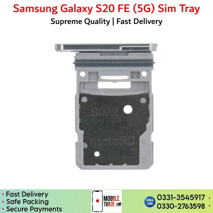 Samsung Galaxy S20 FE Sim Tray, Sim Card Slot Price in Pakistan.