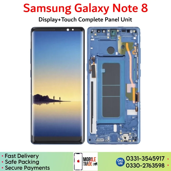 Samsung Galaxy Note 8 LCD unit panel price in Pakistan