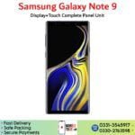 Samsung Galaxy Note 9 LCD unit panel price in Pakistan