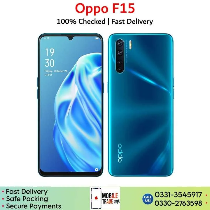 Oppo F15 Specification and Price In Pakistan.