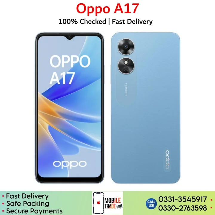 Oppo A17 Price In Pakistan.