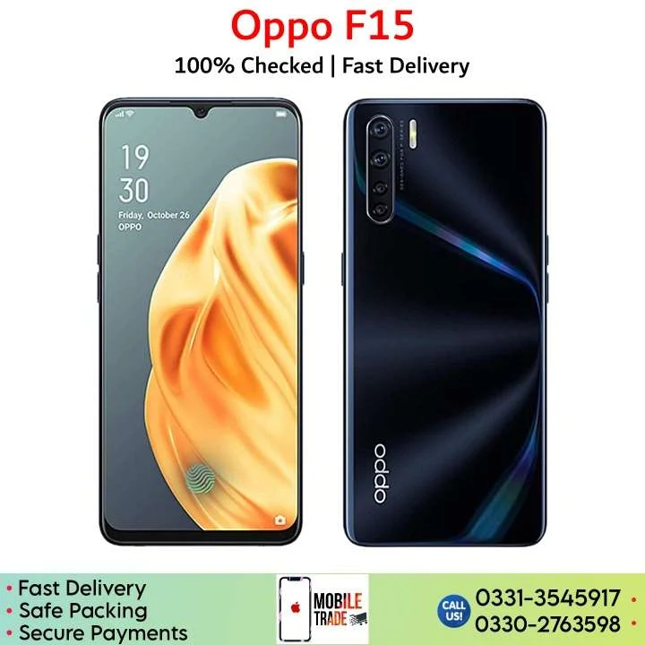 Oppo F15 Specification and Price In Pakistan.