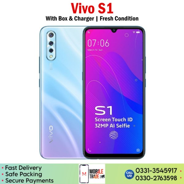 Vivo S1 Price In Pakistan.