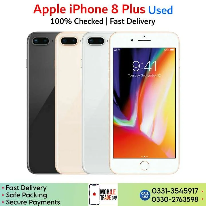 Apple iPhone 8 Plus Used Price In Pakistan And Specifications.