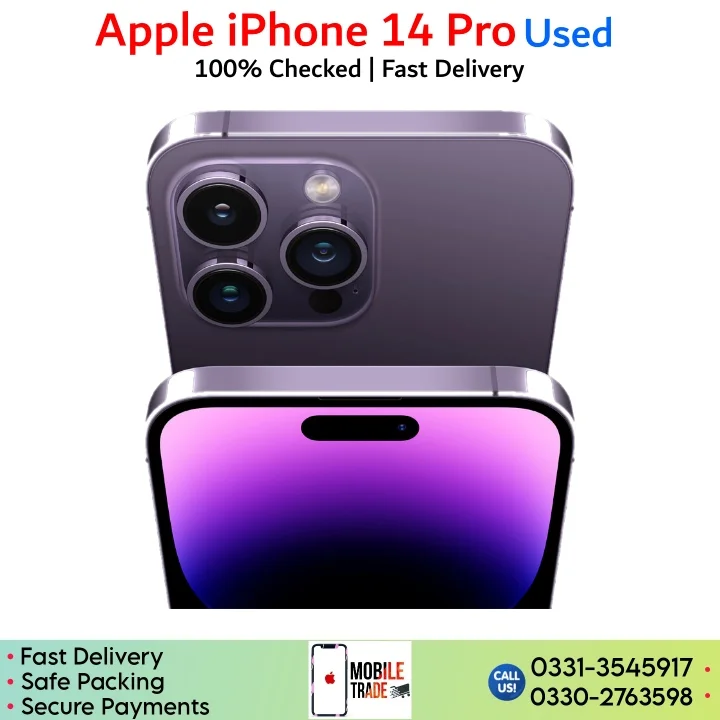Apple iPhone 14 Pro Used Price In Pakistan & Specifications.