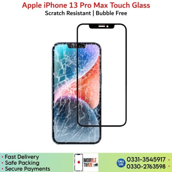 iPhone 13 Pro Max Touch Glass Price In Pakistan.