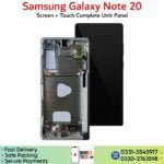 Samsung Galaxy Note 20 LCD Panel Unit Price In Pakistan.