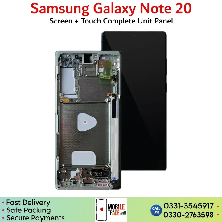 Samsung Galaxy Note 20 LCD Panel Unit Price In Pakistan.