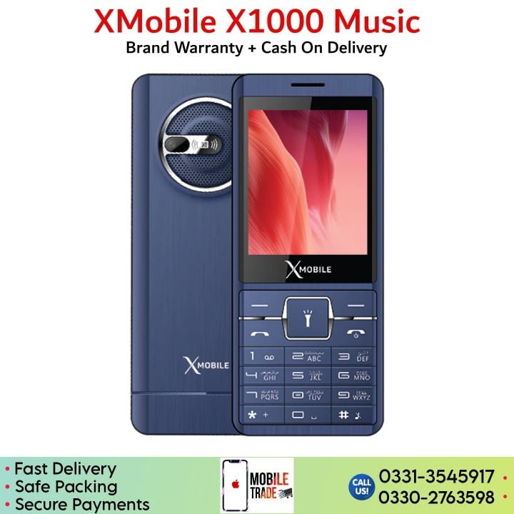 Keypad XMobile X1000 Music Price In Pakistan.