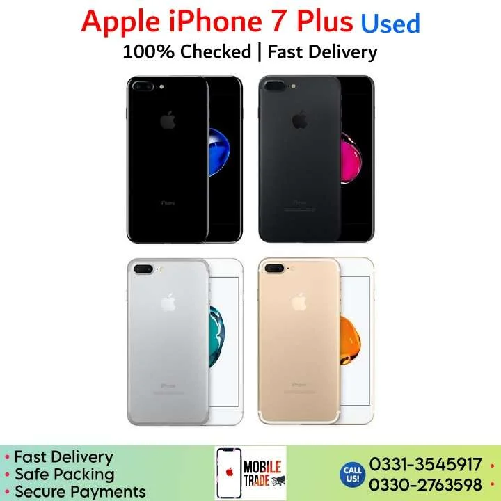 Apple iPhone 7 Plus Used Price In Pakistan And Specifications.