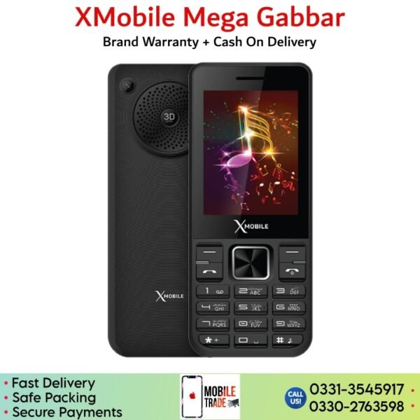 Keypad XMobile Mega Gabbar Specs & Price In Pakistan.