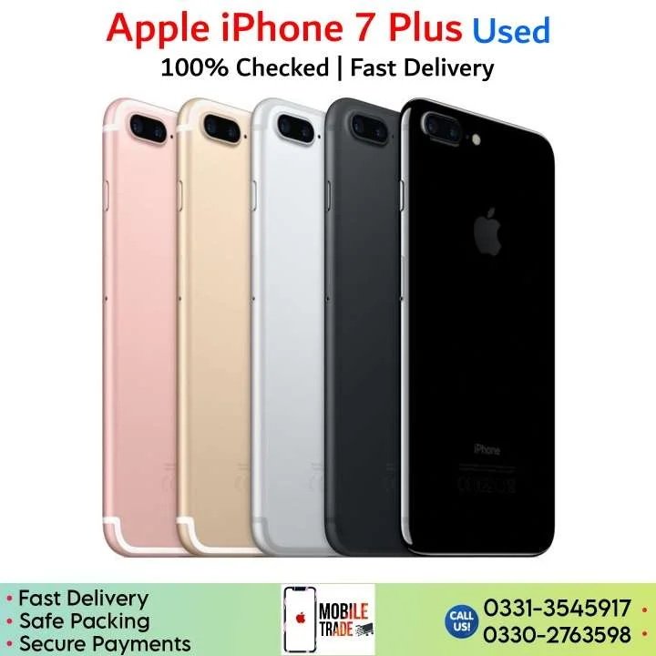 Apple iPhone 7 Plus Used Price In Pakistan And Specifications.