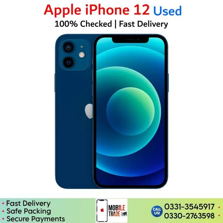 Apple iPhone 12 Used Price In Pakistan And Specifications.