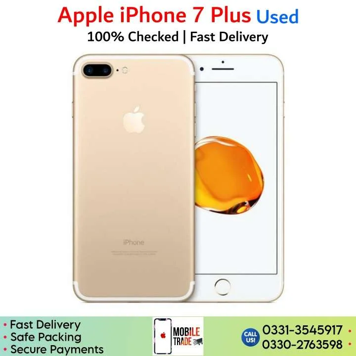 Apple iPhone 7 Plus Used Price In Pakistan And Specifications.