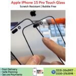 iPhone 15 Pro Front Screen Touch Glass Price In Pakistan.