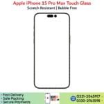 iPhone 15 Pro Max Front Screen Touch Glass Price In Pakistan.