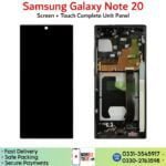 Samsung Galaxy Note 20 LCD Panel Unit Price In Pakistan.