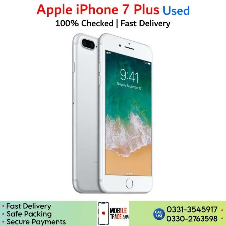 Apple iPhone 7 Plus Used Price In Pakistan And Specifications.